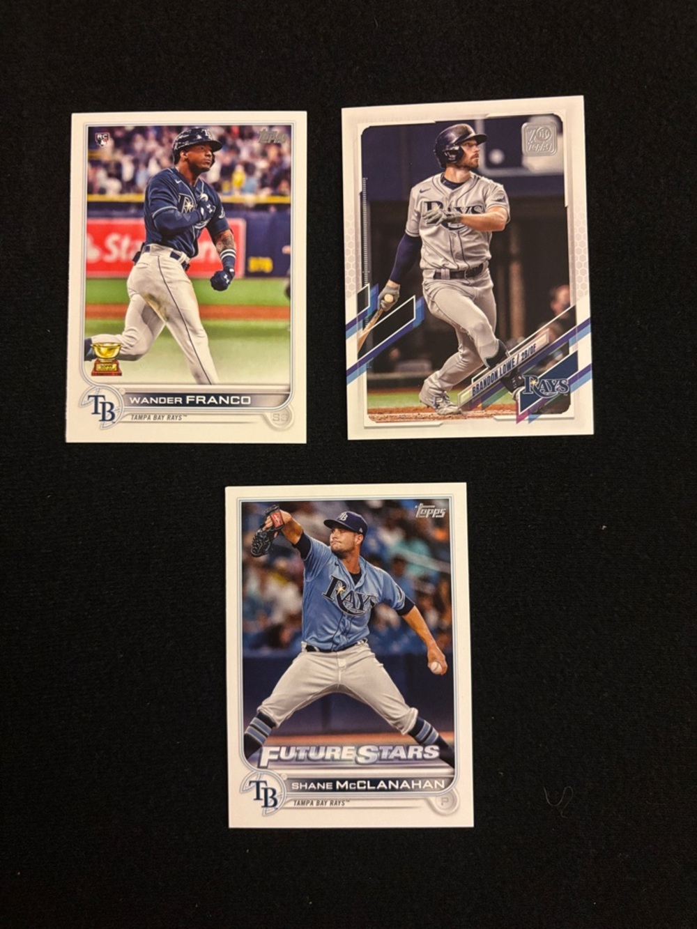 Topps Tampa Bay Rays Cards - Blue & White Players